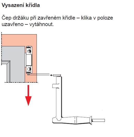 ROTO NT - vysazení křídla